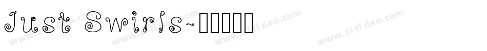 Just Swirls字体转换